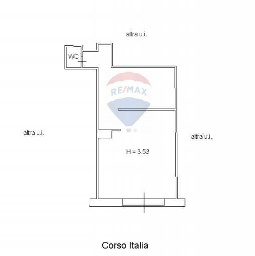 Pianta 2D - Shop Corso Italia
 
21, Acireale - floor plans 1