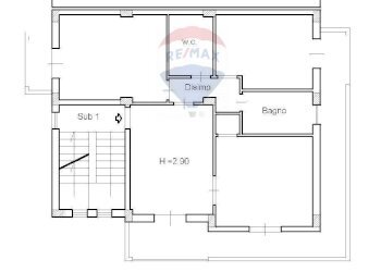 Pianta 2D - Four-room apartment Via Gaggini
 
29, Acquedolci - photo 18