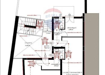 Pianta 2D - Locale Commerciale corso vittorio emanule
 
250, Valverde - foto 5