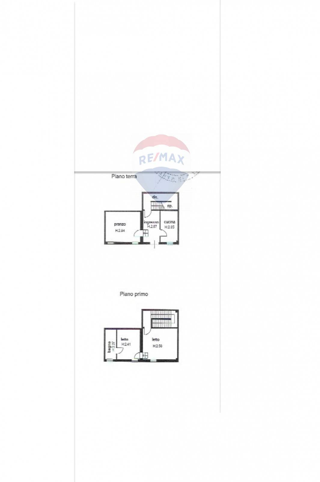 Pianta 2D - Semi-detached house Via Argine Po
 
114, San Benedetto Po - floor plans 1