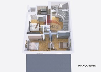 Pianta 3D - Villa a Schiera via Finestre, Castel Morrone - foto 33