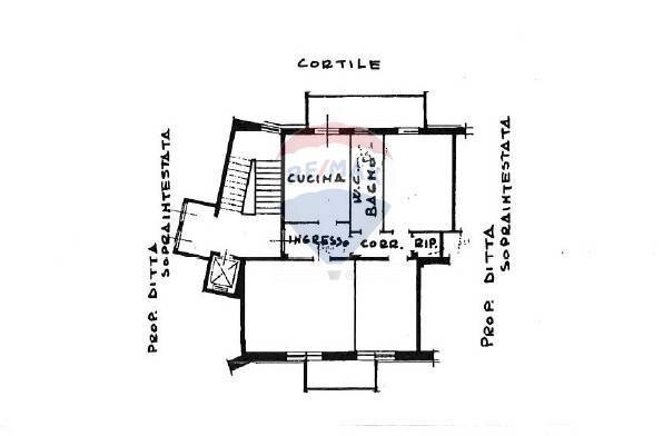 Pianta 2D - Three-room apartment Via Vincenzo Gioberti
 
56, Foggia - floor plans 1