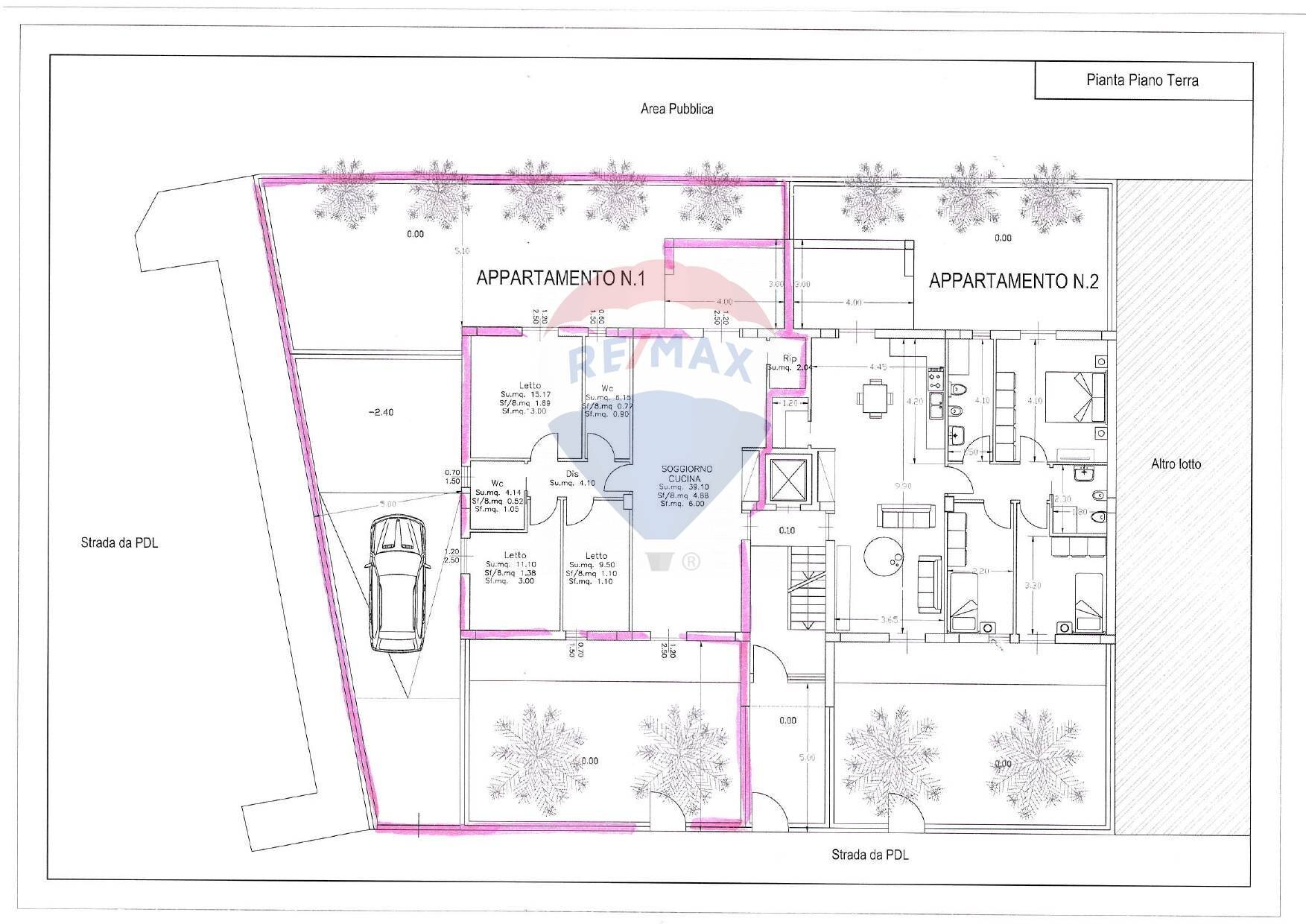 Pianta 2D - Quadrilocale via Generale Carlo Alberto della Chiesa
 
10, Ficarazzi - planimetria 1