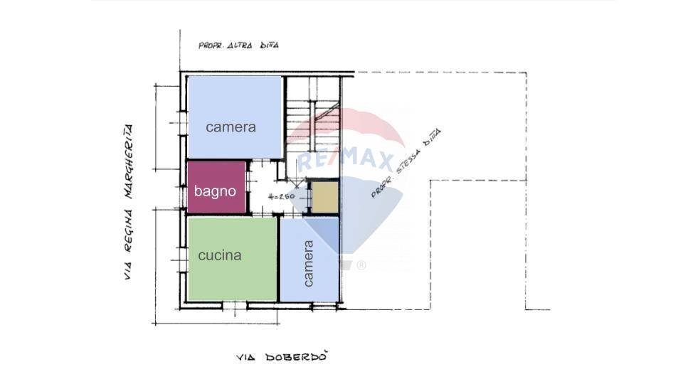 Pianta 2D - Trilocale via Doberdò
 
34, Scicli - planimetria 1