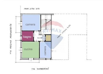 Pianta 2D - Trilocale via Doberdò
 
34, Scicli - foto 26