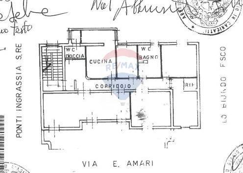 Pianta 2D - Apartment via Emerico Amari
 
7, Partinico - floor plans 1