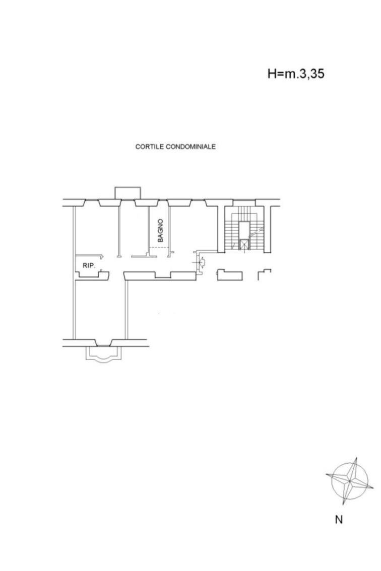 Ufficio viale Angelico, 35, Roma - planimetria 1