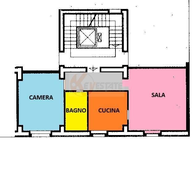 Foto 27 - Trilocale cordo francesco vico
 
17, Sassari - planimetria 1