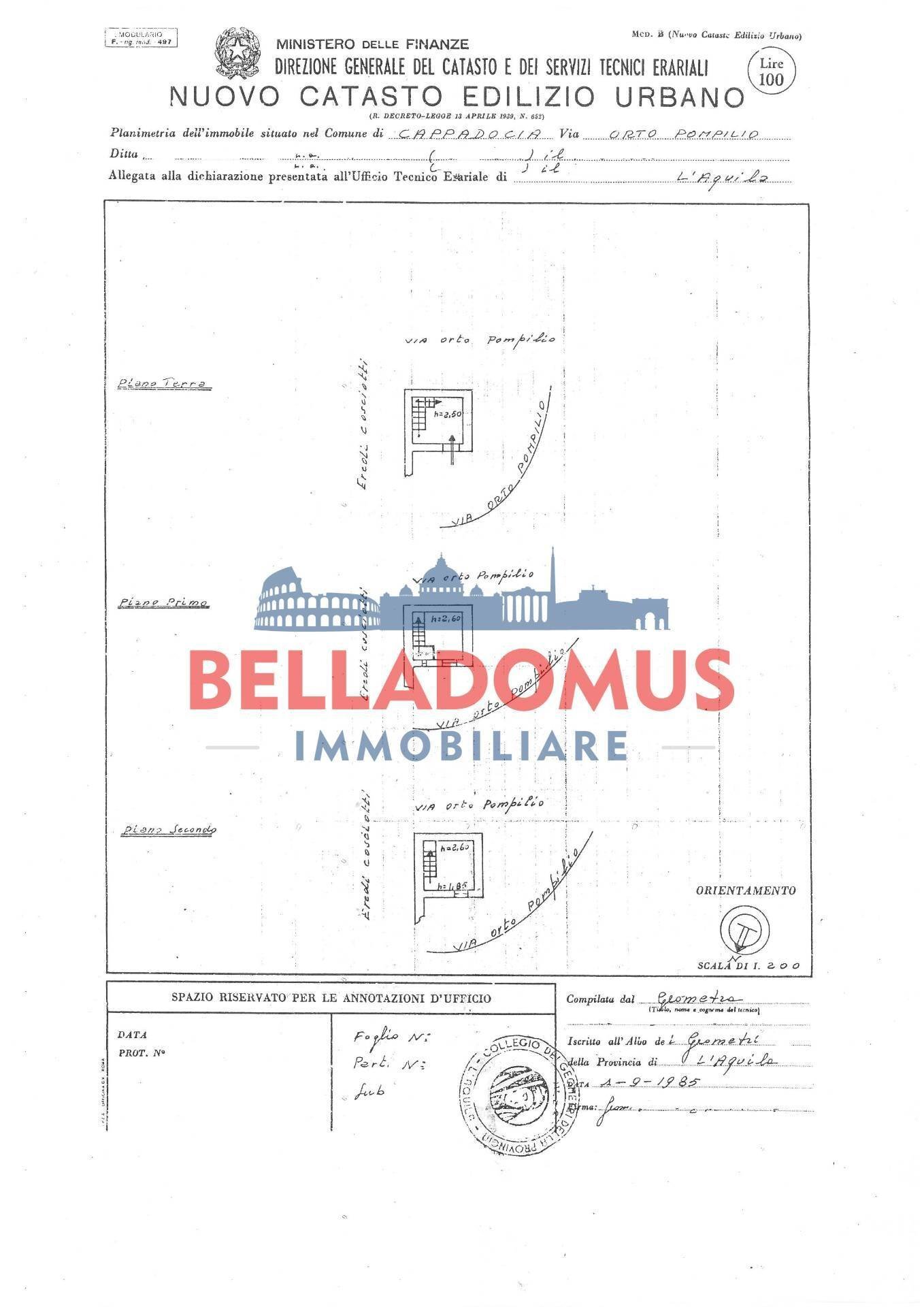 Foto 25 - Trilocale Via Valle Fredda, Cappadocia - planimetria 1