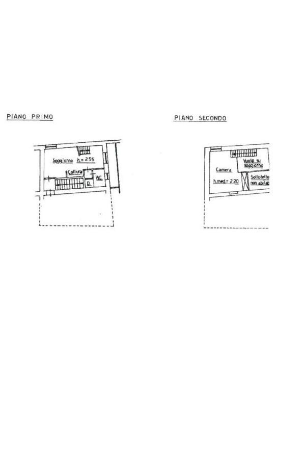Two-room apartment via Umberto I, 90, Fenestrelle - floor plans 1
