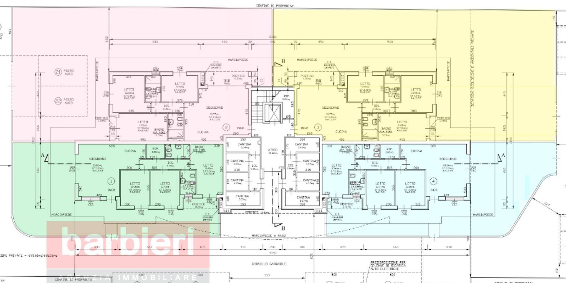 Foto 16 - Two-room apartment VIA PLUTONE
 
11, Cervia - floor plans 1