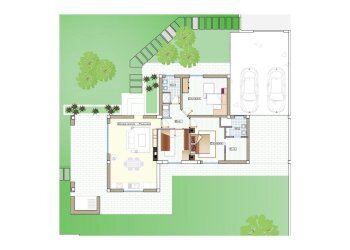 202351 PIANTA CON 3 CAMERE.jpg - Casa indipendente Via Genova 71, Fiano Romano - foto 7