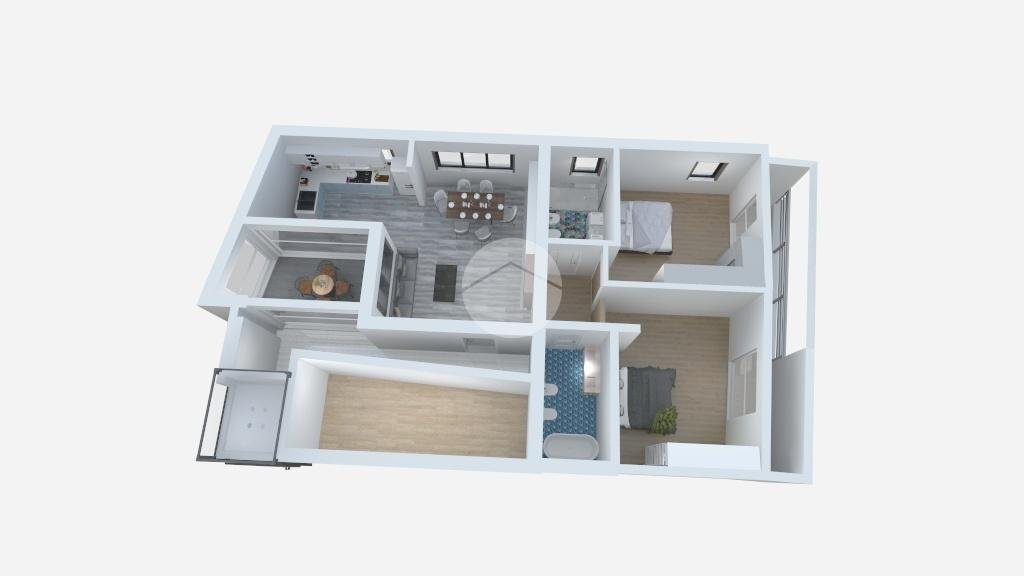 Four-room apartment Via Umberto I°, Giaveno - floor plans 1