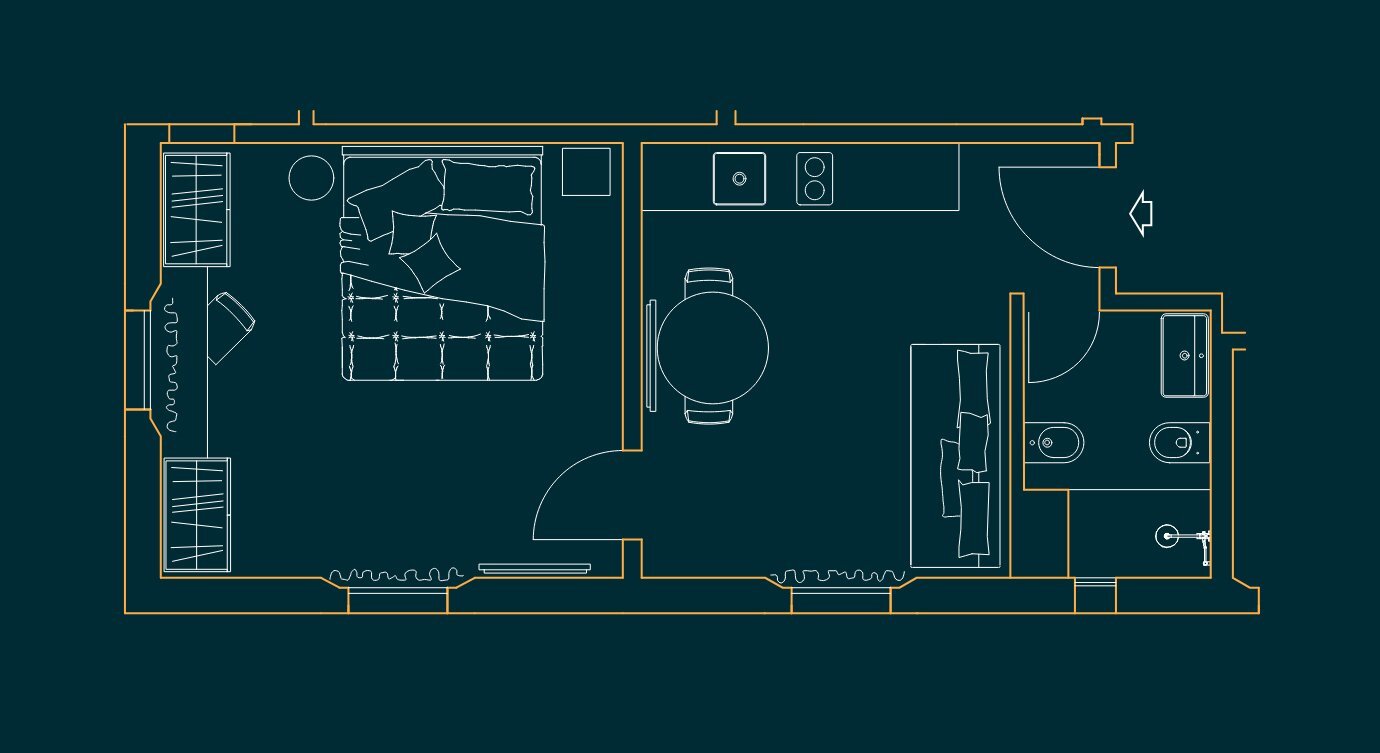 Appartamento Bologna (zona Murri) - planimetria 1