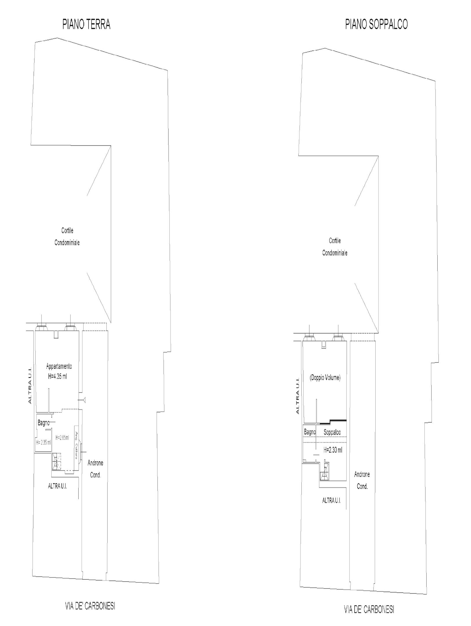 Appartamento Bologna (zona Centro Storico) - planimetria 1