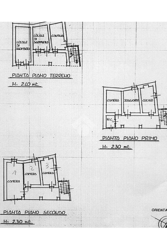 Casa semi indipendente Via Gaeta, Val di Chy - planimetria 1