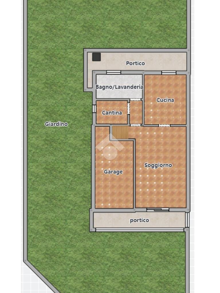 Terraced Villa Via Mandrio, Correggio - floor plans 1