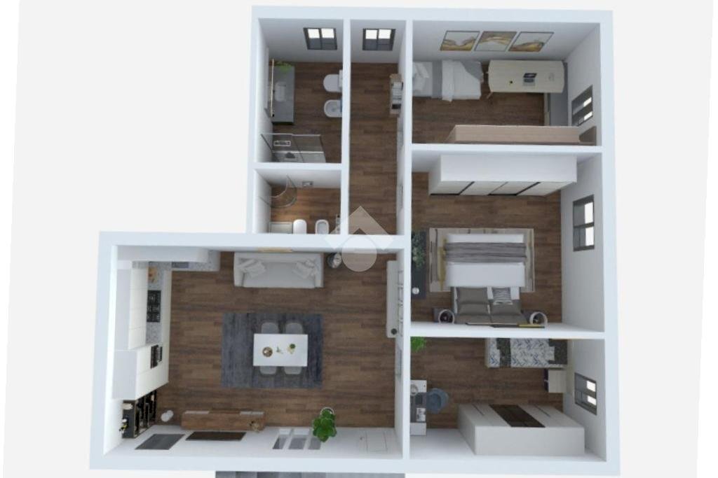 Porzione di casa Via Rodella, Rimini - planimetria 1
