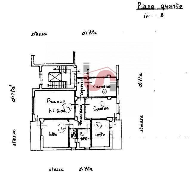 Foto 21 - Four-room apartment Via Mura della Caccia, Benevento - floor plans 1