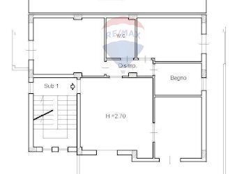 Pianta 2D - Four-room apartment Via Gaggini
 
29, Acquedolci - photo 17