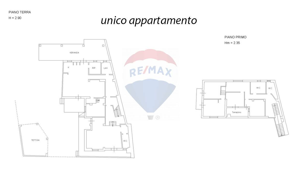 Pianta 2D - Villa Via Poggio del Lupo
 
123, Misterbianco - floor plans 1