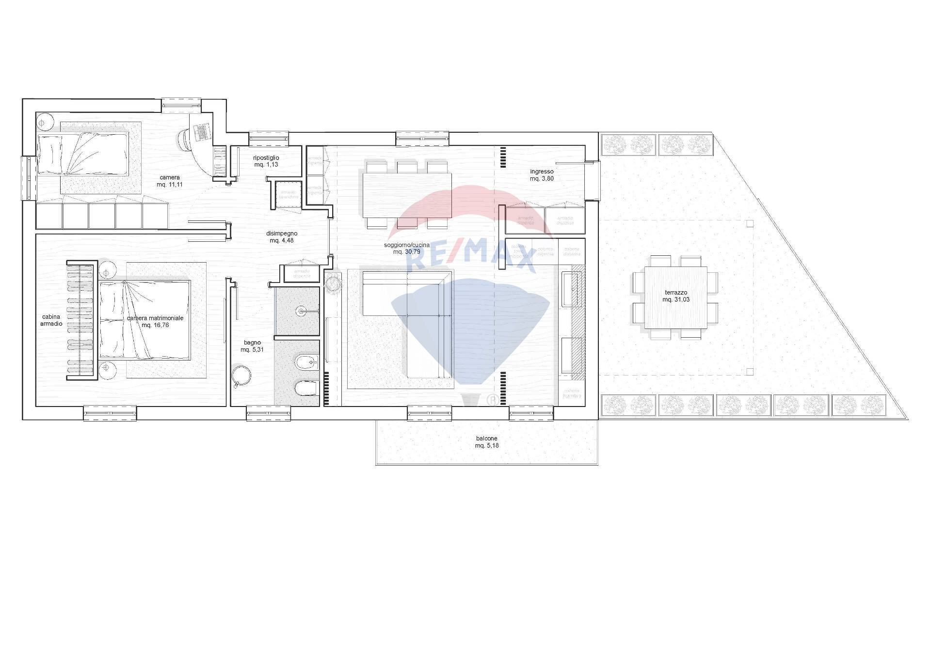 Pianta 2D - Four-room apartment VIA PRADASSOLI
3A, Breno - photo 2