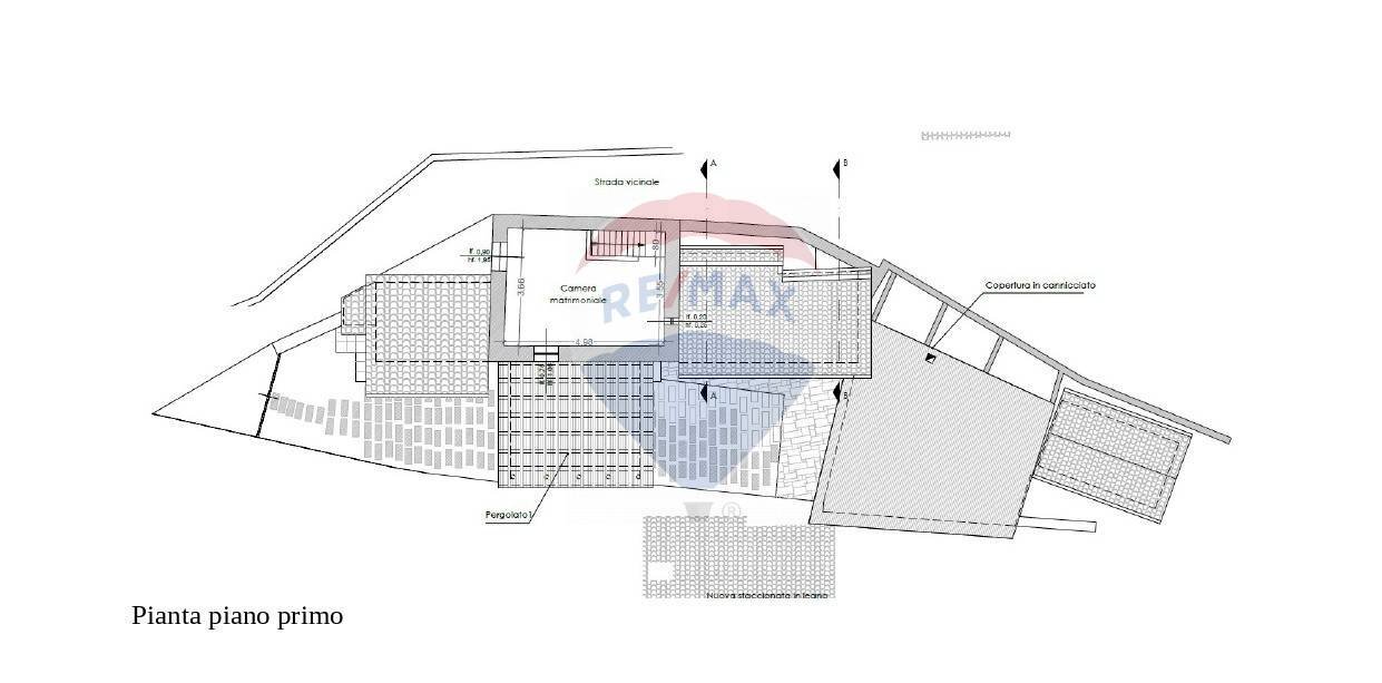 Pianta 2D - Rustico Bagni di Lucca - planimetria 1