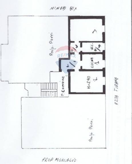 Pianta 2D - Two-room apartment Piazza Tirana
 
12, Milano - floor plans 1