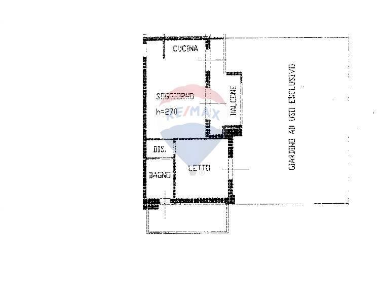 Pianta 2D - Two-room apartment Via Eugenio Montale
 
25, Rho - floor plans 1