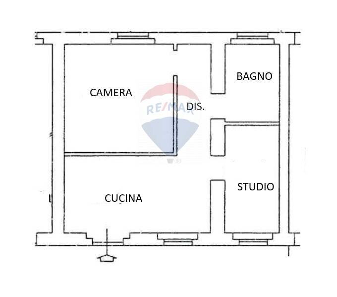 Pianta 2D - Bilocale VIA LEOPARDI
 
81, Fagnano Olona - planimetria 1