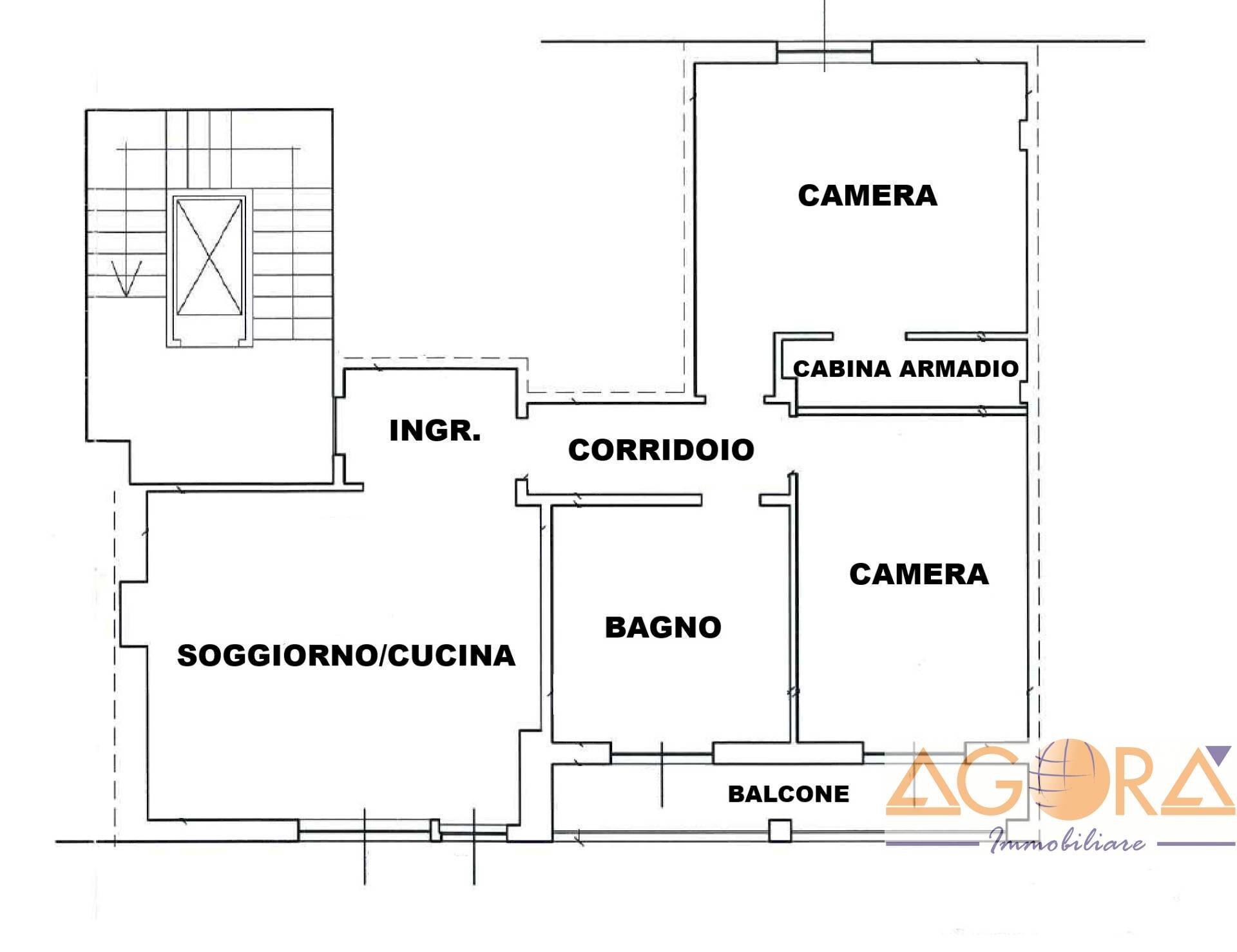 Foto 21 - Four-room apartment Via Bandello, Tortona - floor plans 1