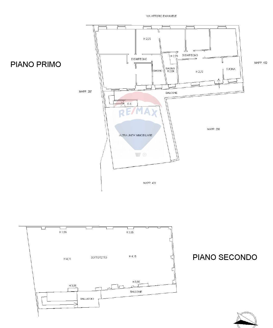 Pianta 2D - Casa indipendente via vittorio emanuele II
 
112, Borgo Ticino - planimetria 1