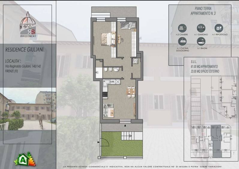 Foto 1 - Three-room apartment Via Reginaldo Giuliani
 
140, Firenze - photo 1