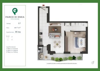 Planimetria - Two-room apartment via del Mare, 12, Pomezia - photo 13