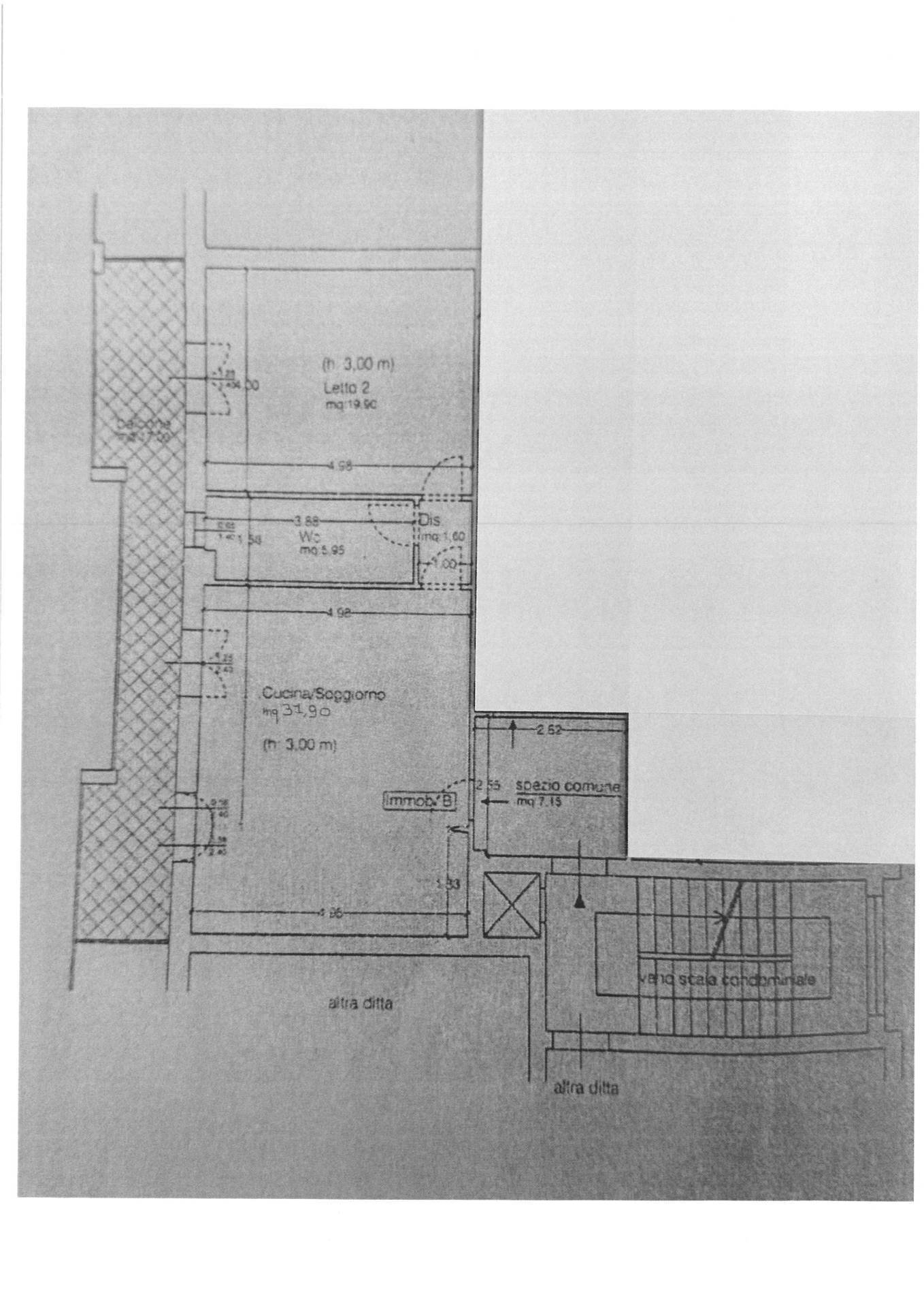 Foto 22 - Bilocale Via Avola, Siracusa - planimetria 1