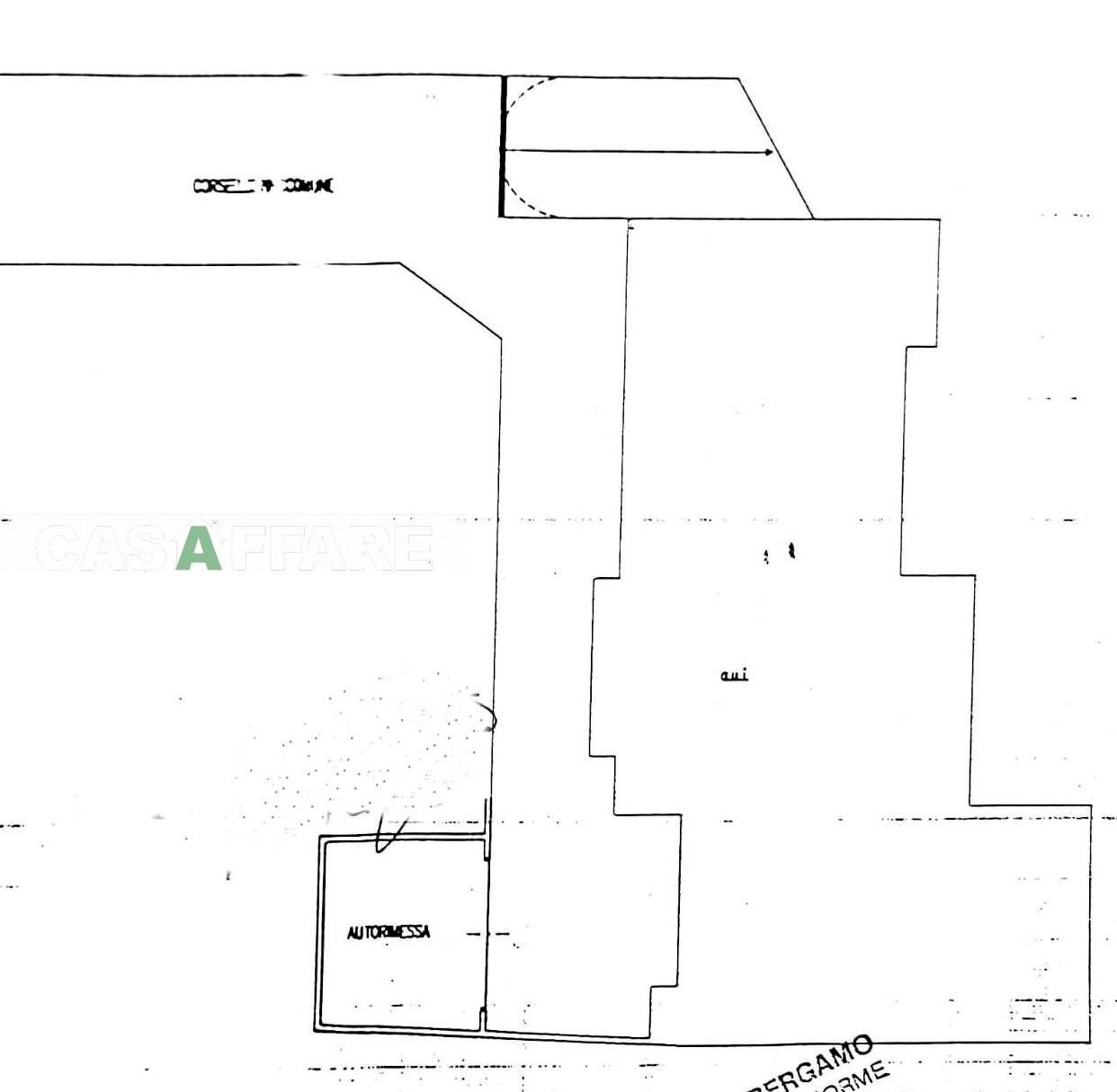 Villa a Schiera viale Piave, Alzano Lombardo - planimetria 1