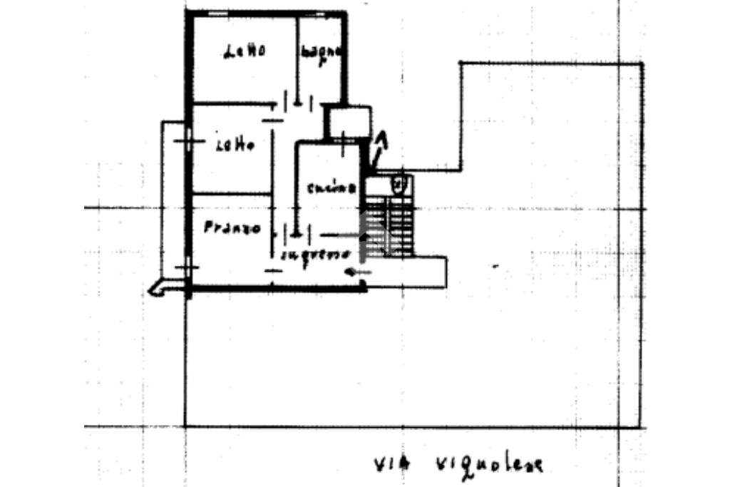 Four-room apartment via Vignolese, Modena - floor plans 1