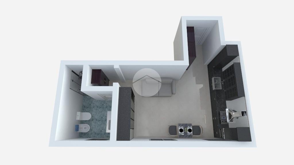 Monolocale Piazza Camillo Benso Conte di Cavour, Sedriano - planimetria 1