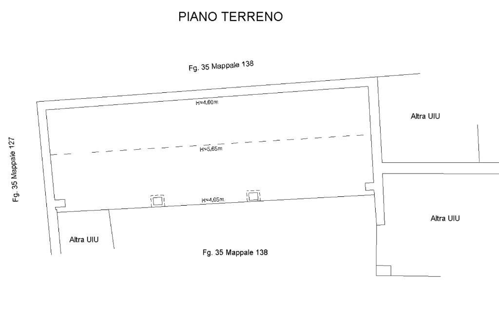Deposito Strada Cappella Merli, Bricherasio - planimetria 1