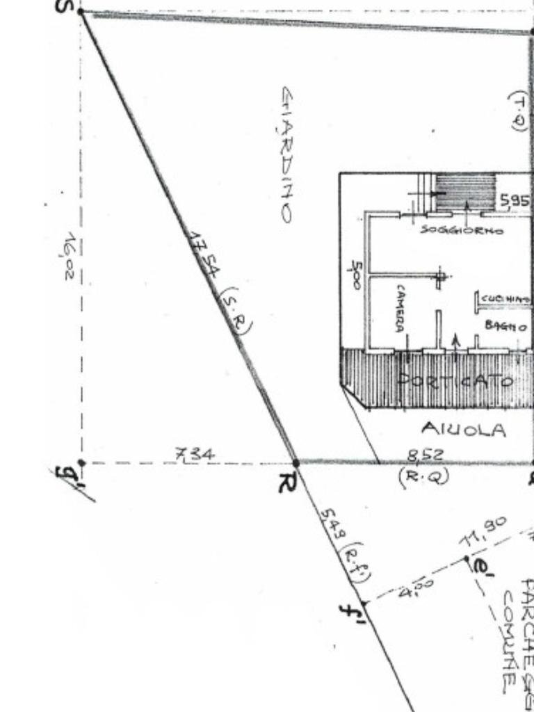 Independent house Via margrot, Rosta - floor plans 1