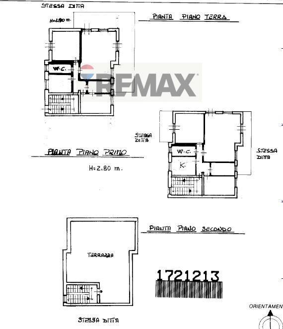 Pianta 2D - Villa Via Dei Pini/Contrada Marina
 
8, Augusta - planimetria 1