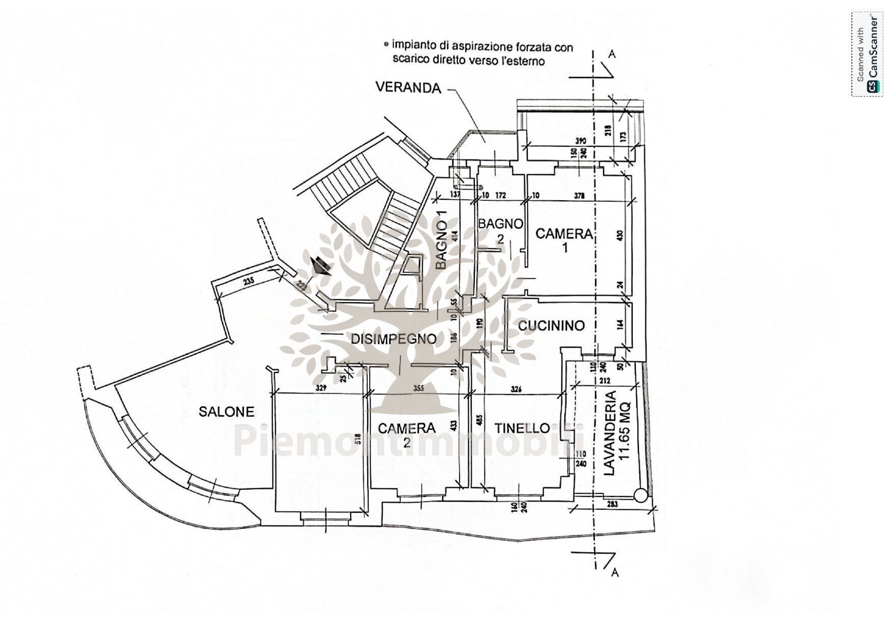 Foto 61 - Appartamento piazza molines, Giaveno - planimetria 1
