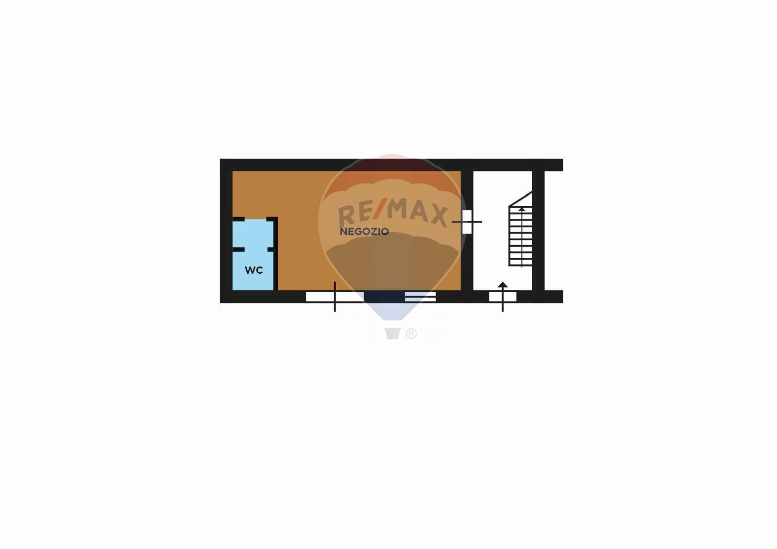 Pianta 2D - Negozio via Elena
 
64, Mondragone - planimetria 1