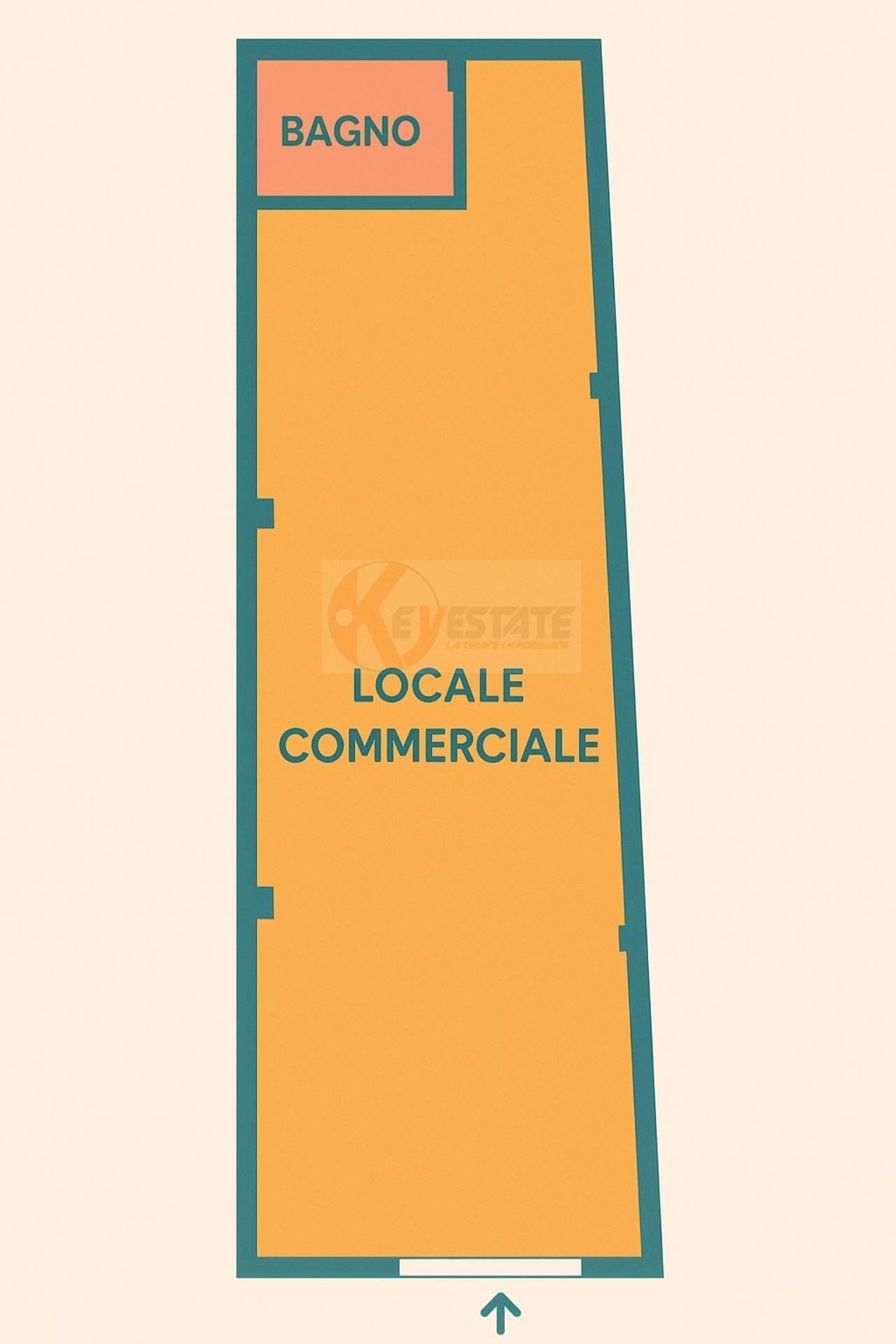 Foto 10 - Locale Commerciale Via Rossini
 
59, Cagliari - planimetria 1