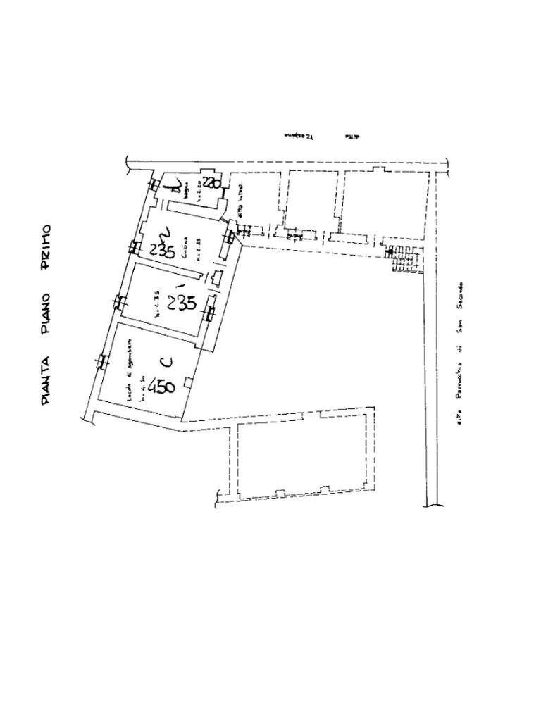 Semi-detached house Piazza Trombotto, San Secondo di Pinerolo - floor plans 1