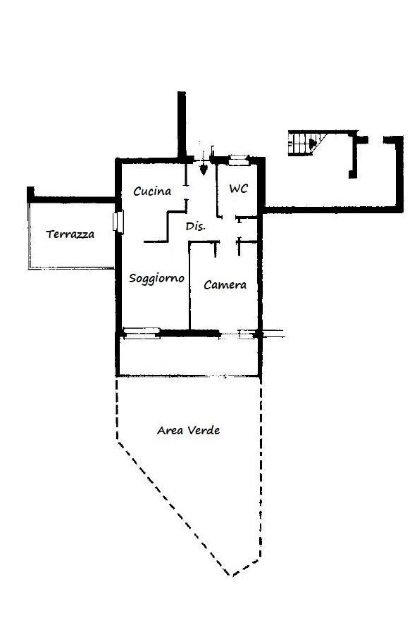Bilocale Località Panorama, 27, Chatillon - planimetria 1