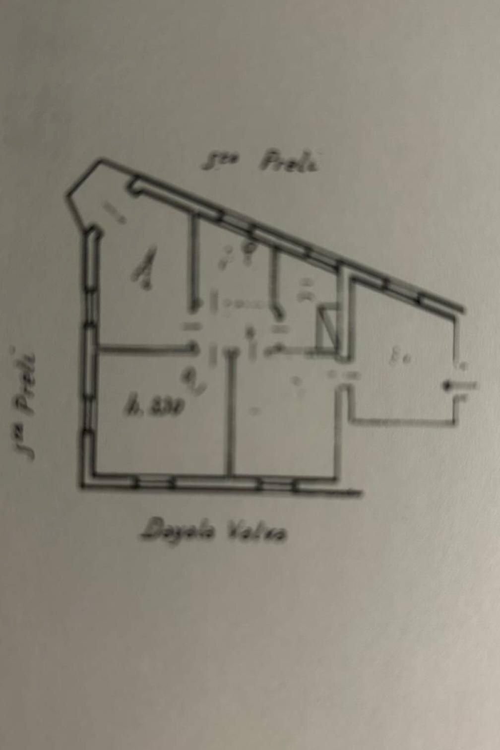 Quadrilocale via Lodi, Genova (zona Molassana) - planimetria 1