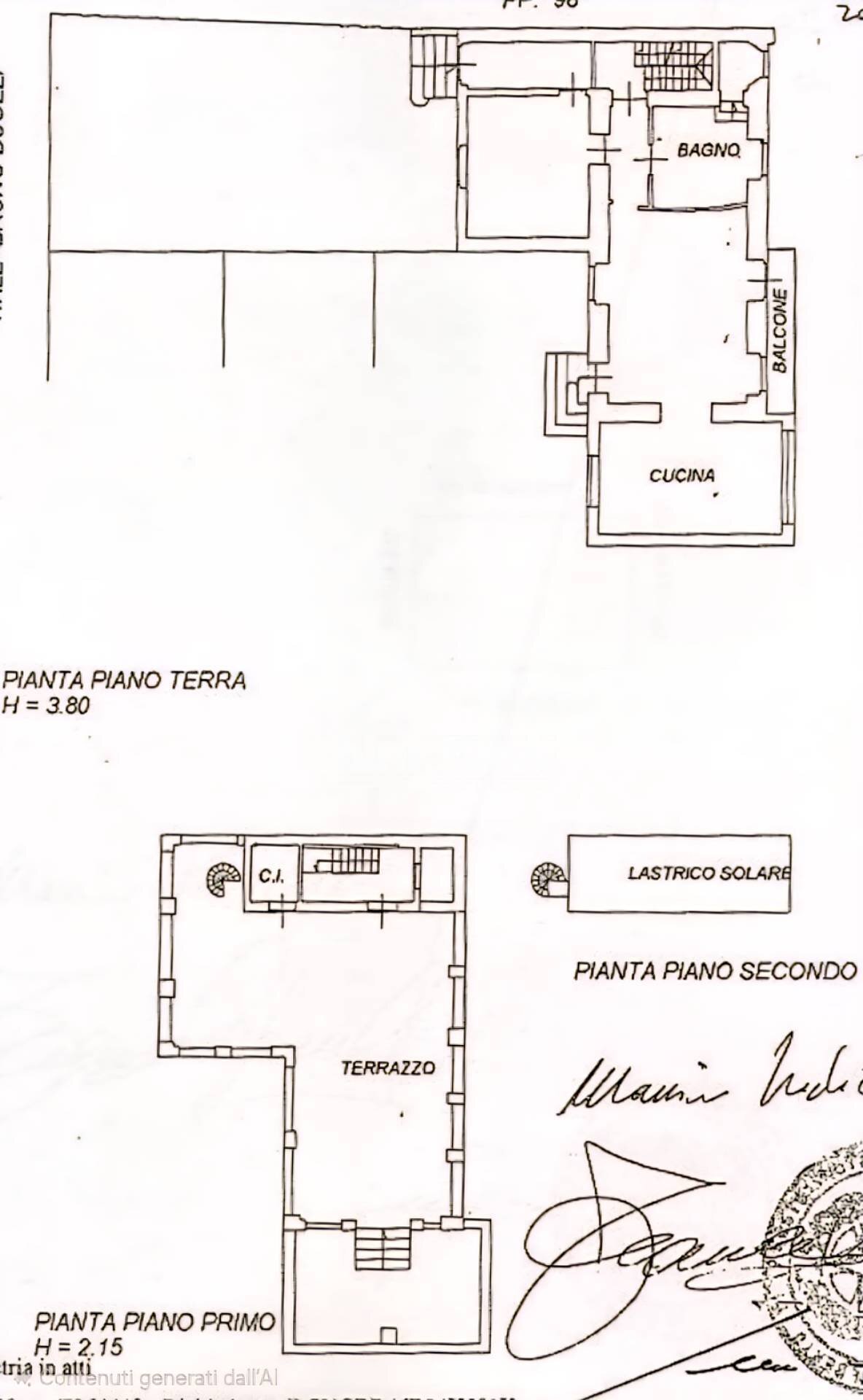 Foto 56 - Apartment Viale Bruno Buozzi
 
24, Castel Gandolfo - floor plans 1