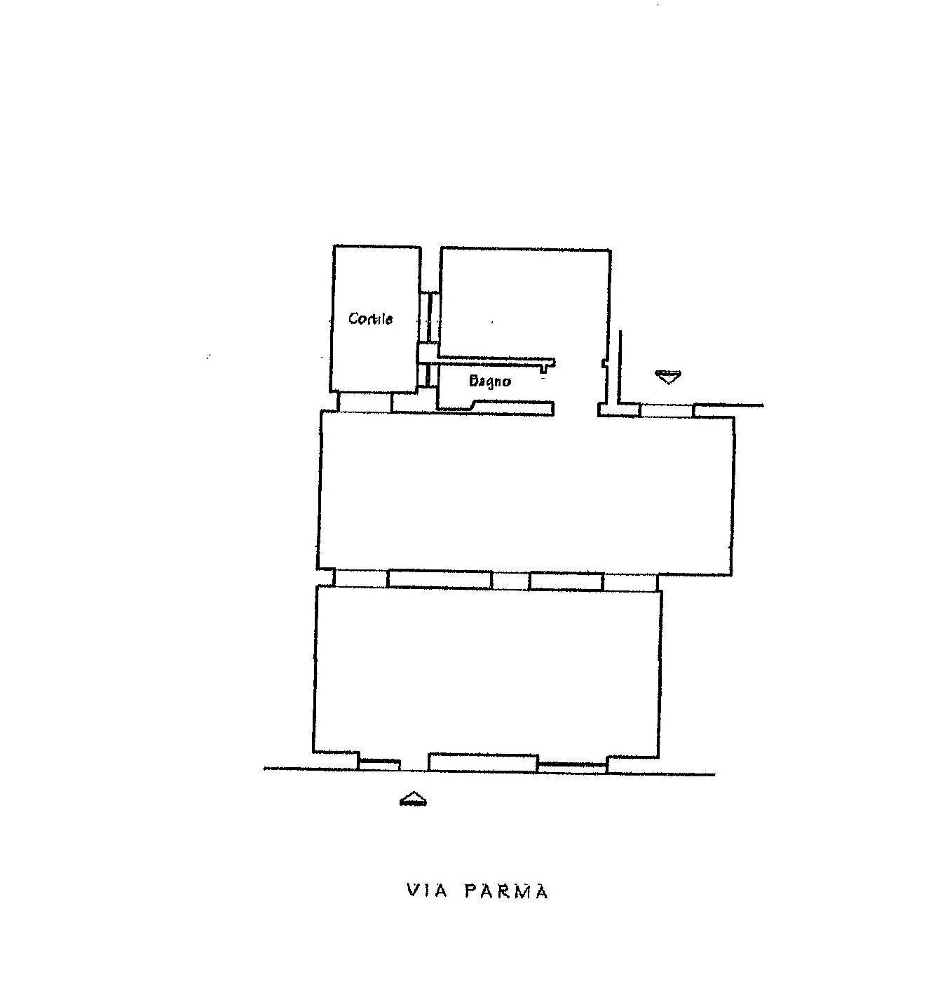 Attività Commerciale via Parma, Genova (zona Pegli) - planimetria 1
