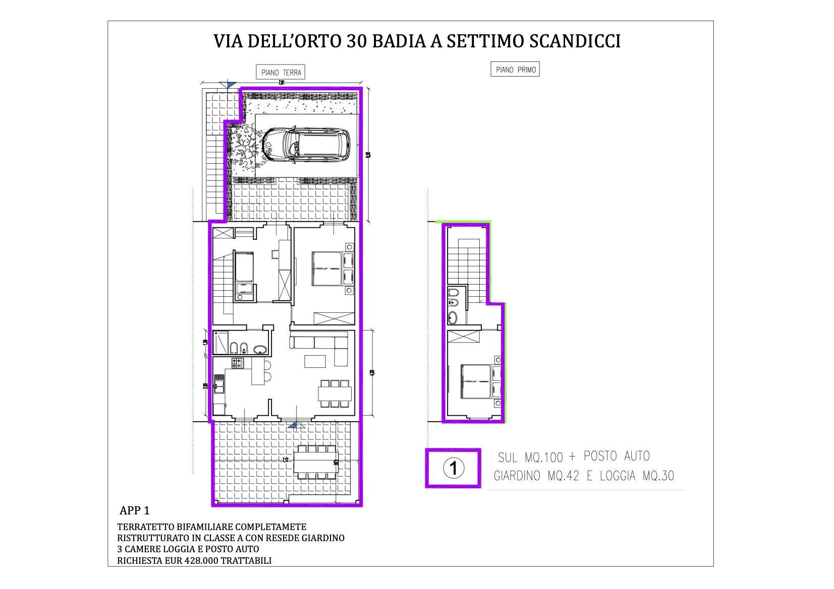 Foto 21 - Apartment Via Dell'Orto
 
30, Scandicci - floor plans 1